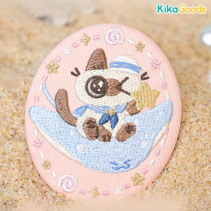 Nobeko Azukisan Oceanic Series Embroidered Badge Blind Bag