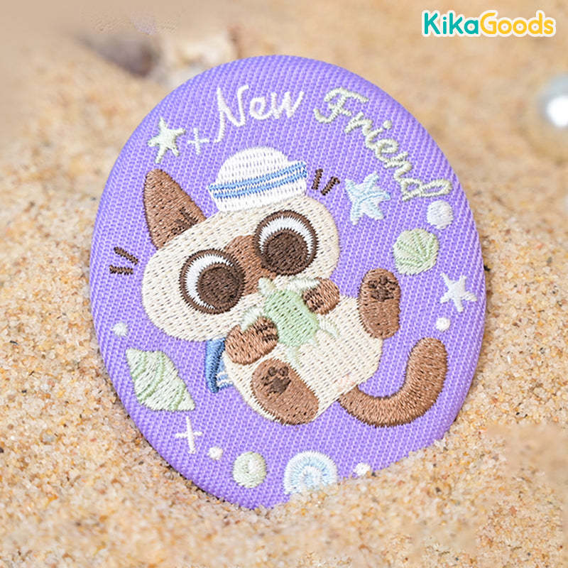 Nobeko Azukisan Oceanic Series Embroidered Badge Blind Bag