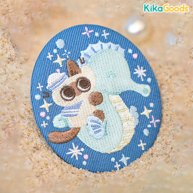 Nobeko Azukisan Oceanic Series Embroidered Badge Blind Bag