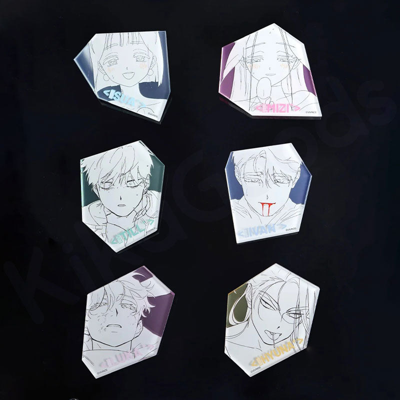 Alien Stage DLC Tragedy On the Stage Series Acrylic Fridge Magnets Blind Box