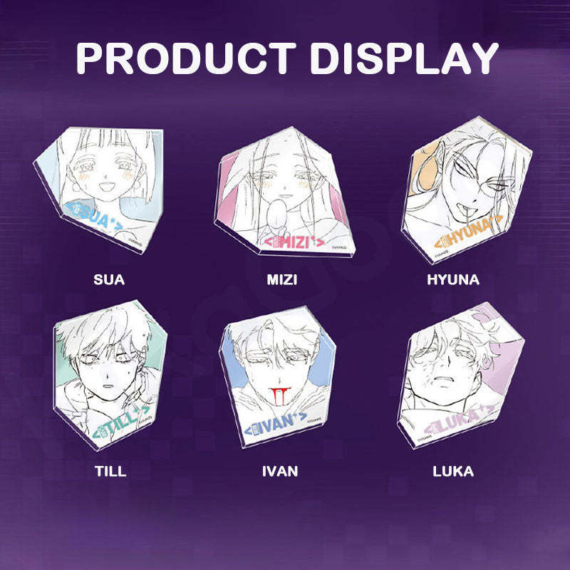 Alien Stage DLC Tragedy On the Stage Series Acrylic Fridge Magnets Blind Box