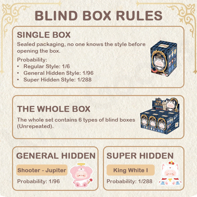 Pikopig Mysterious Preview Letter Series Vinyl Plush Blind Box