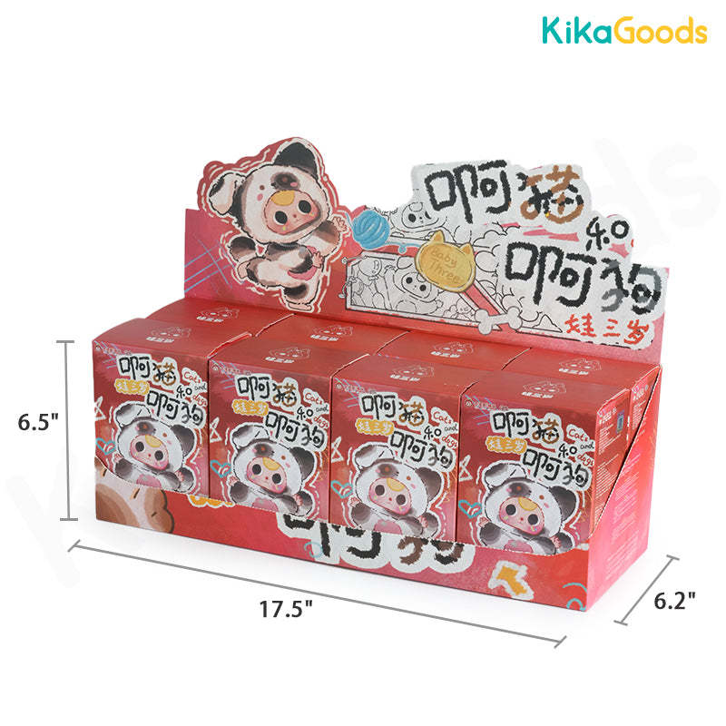 Baby Three Cats and Dogs Series Plush Blind Box