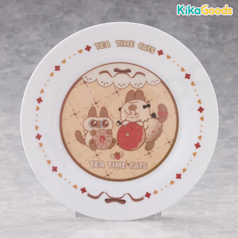 DLC Series Tea Time Cats × Nobeko Azukisan Siamese Cat Figure Limited Set【Shipped in Nov./Dec. 2025】