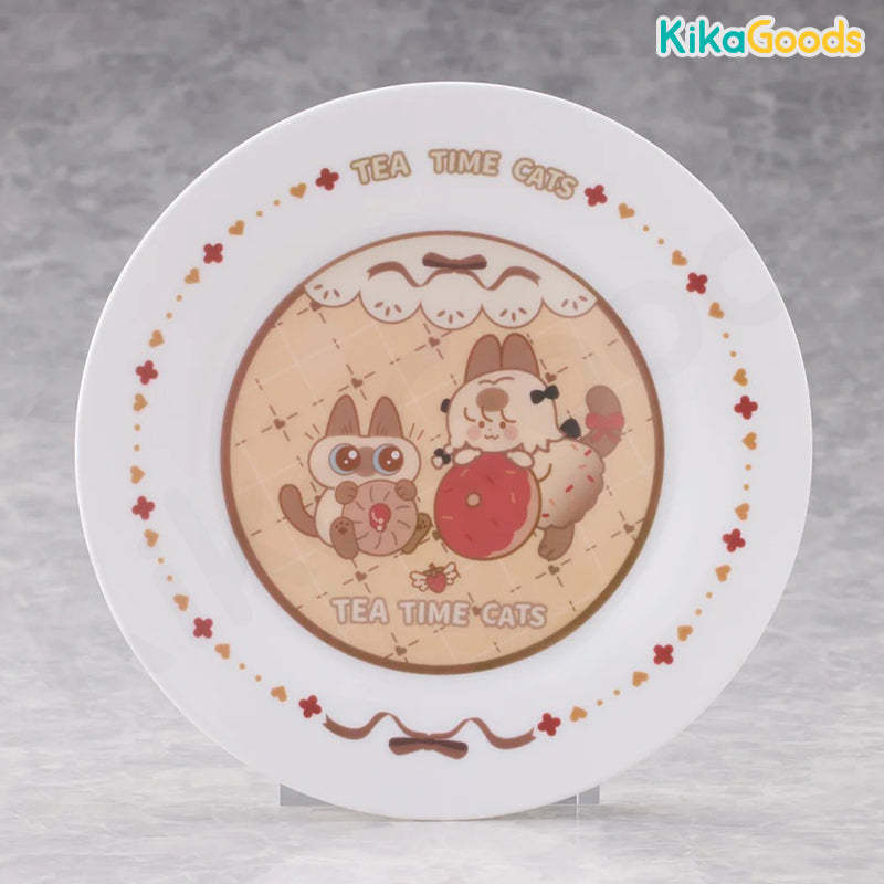 DLC Series Tea Time Cats × Nobeko Azukisan Siamese Cat Figure Limited Set【Shipped in Nov./Dec. 2025】