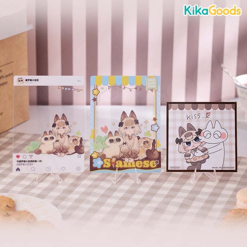 DLC Series Tea Time Cats × Nobeko Azukisan Siamese Cat Figure Limited Set【Shipped in Nov./Dec. 2025】