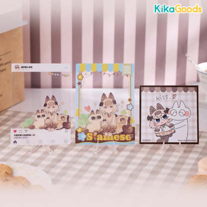DLC Series Tea Time Cats × Nobeko Azukisan Siamese Cat Figure Limited Set【Shipped in Nov./Dec. 2025】