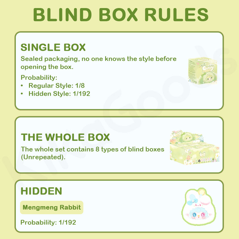 Yooki Cutely Rabbit Series Plush Blind Box【Shipped in Oct./Nov. 2025】