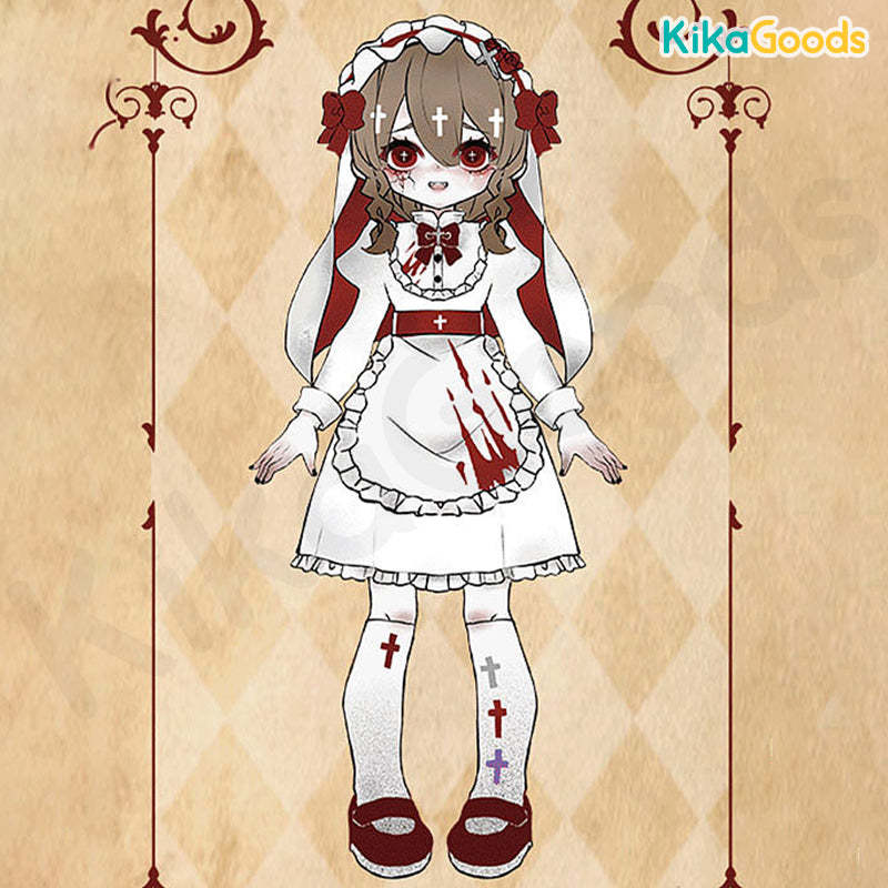 Nyssa Bizarre Nightmare Series Special Color Ghost Nun - Luna 1/12 BJD