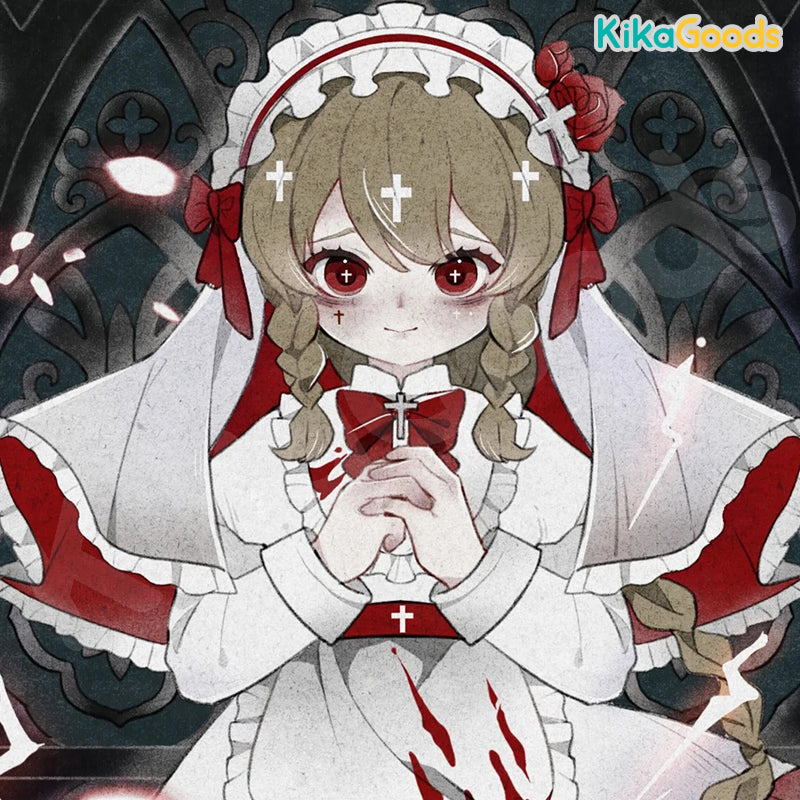 Nyssa Bizarre Nightmare Series Special Color Ghost Nun - Luna 1/12 BJD Limited Action Figure