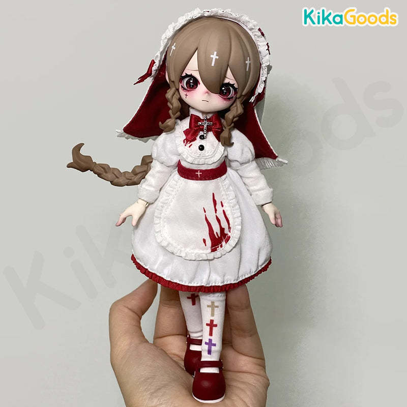 Nyssa Bizarre Nightmare Series Special Color Ghost Nun - Luna 1/12 BJD Limited Action Figure