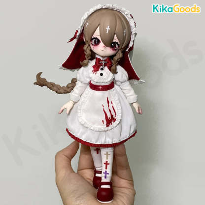 Nyssa Bizarre Nightmare Series Special Color Ghost Nun - Luna 1/12 BJD Limited Action Figure