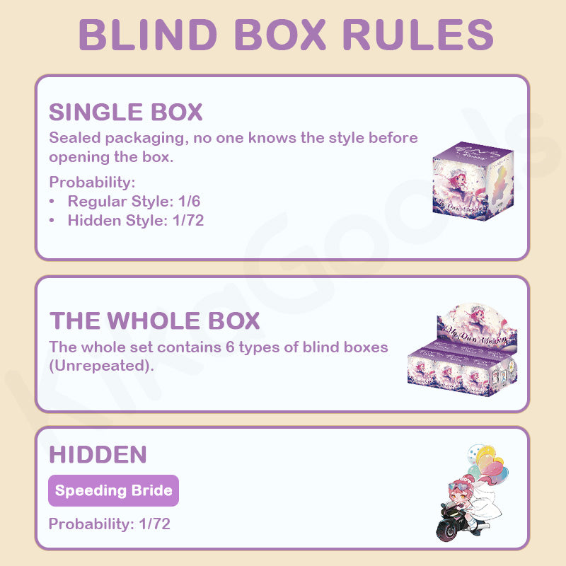 Ziyuli My Own Wedding Series Blind Box【Shipped in Jul./Aug. 2025】