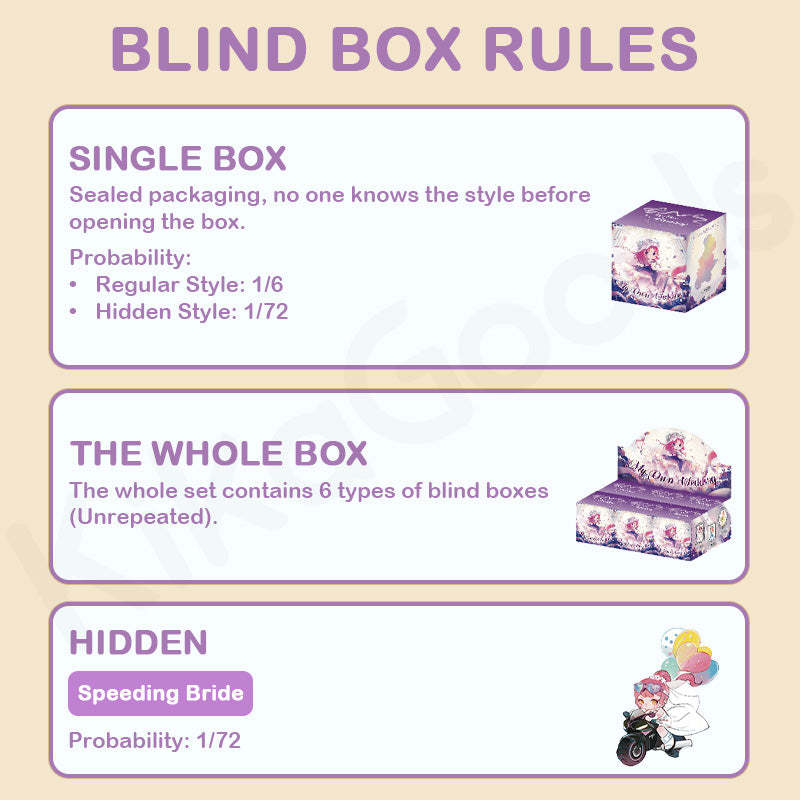 Ziyuli My Own Wedding Series Blind Box【Shipped in Jul./Aug. 2025】
