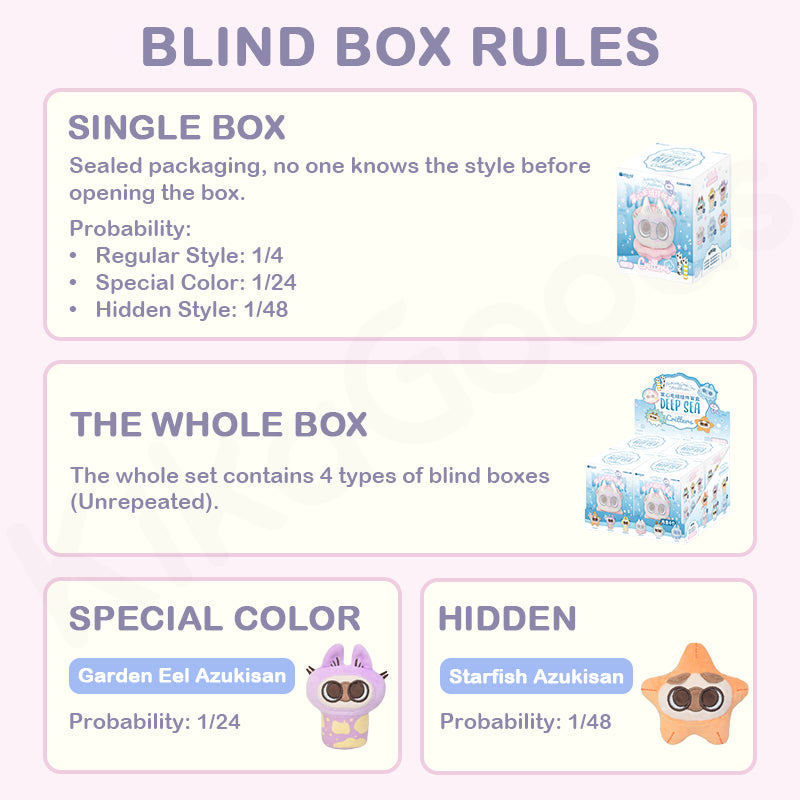 Nobeko Azukisan Oceanic Series Mini Plush Pendant Blind Box【Shipped in Jul./Aug. 2025】