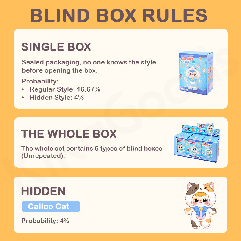 Samuel Little Cat Party Series Plush Blind Box – KikaGoods Wholesale
