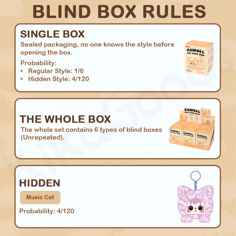 Samuel Miao Miao's Cute Moments Series Plush Blind Box – KikaGoods