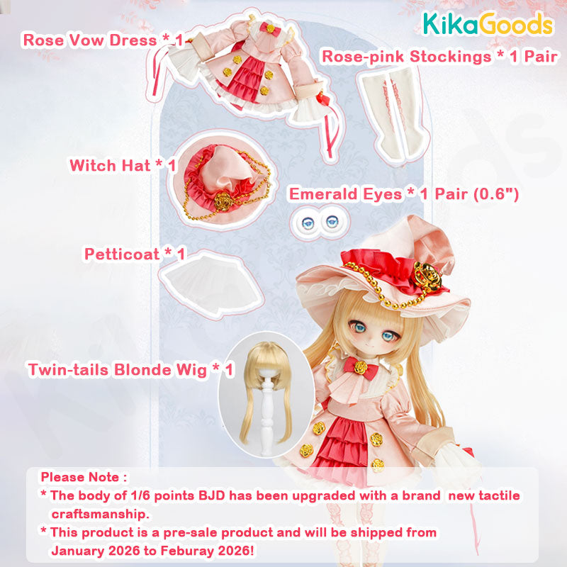 TinyFox 'Flora Misty' 1/6 Points Angel Body Action Figure【Shipped in Jan./Feb. 2026】