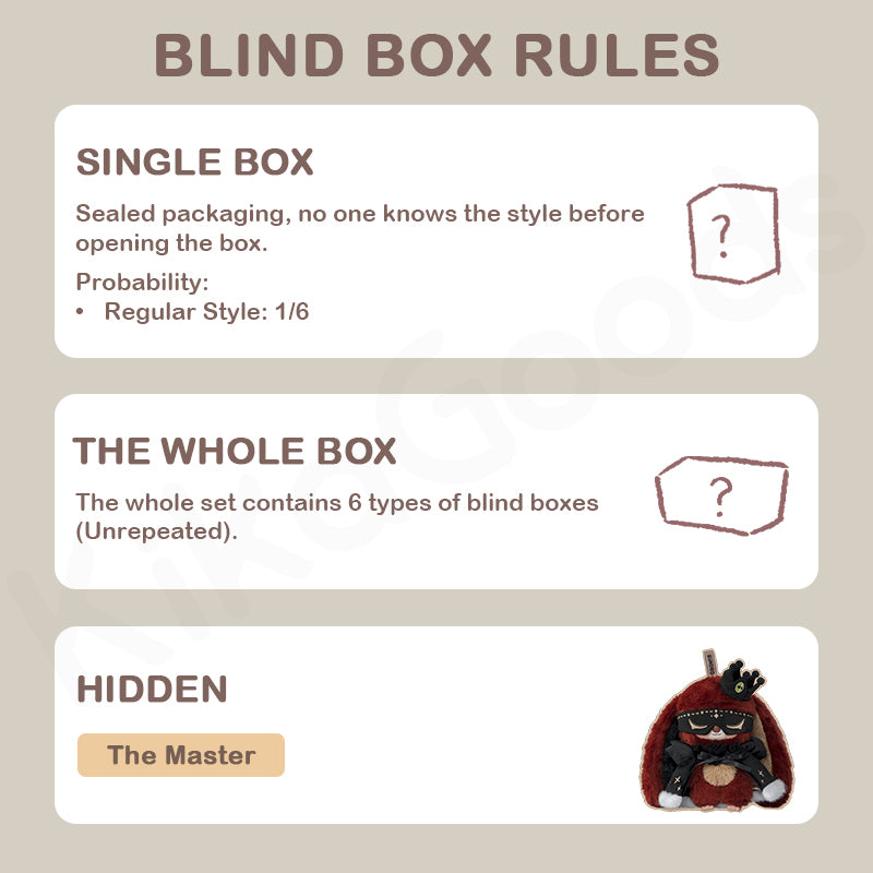 Siinono Want To Tell You A Serect Series Plush Blind Box【Shipped in Jul./Aug. 2025】