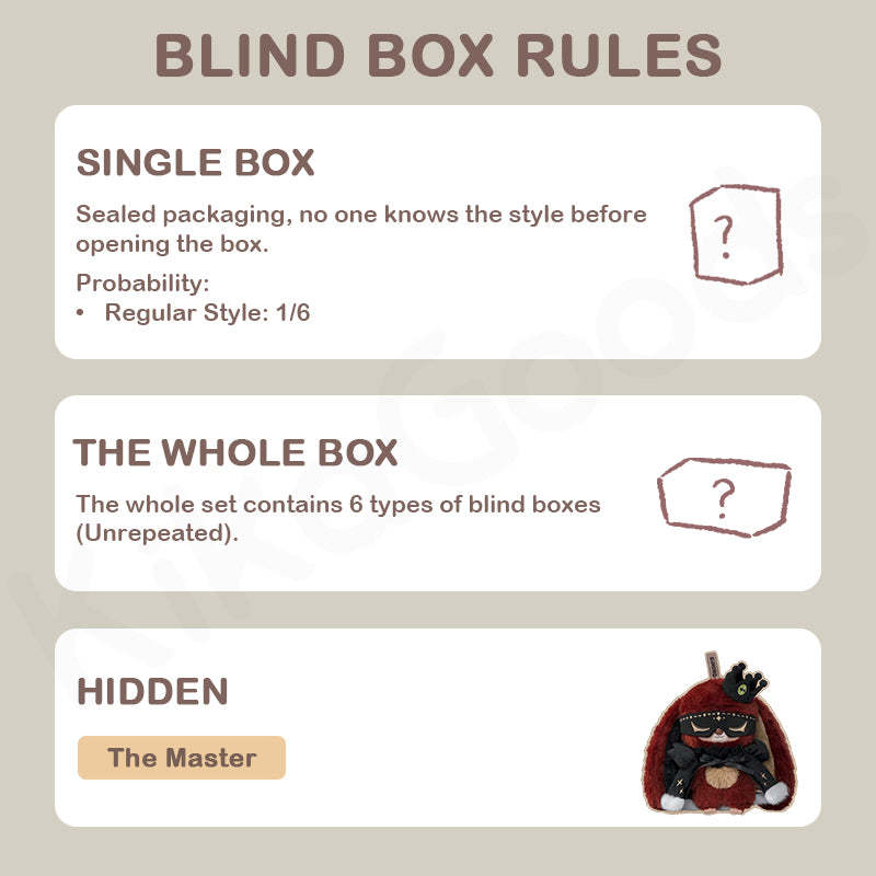 Siinono Want To Tell You A Serect Series Plush Blind Box【Shipped in Jul./Aug. 2025】