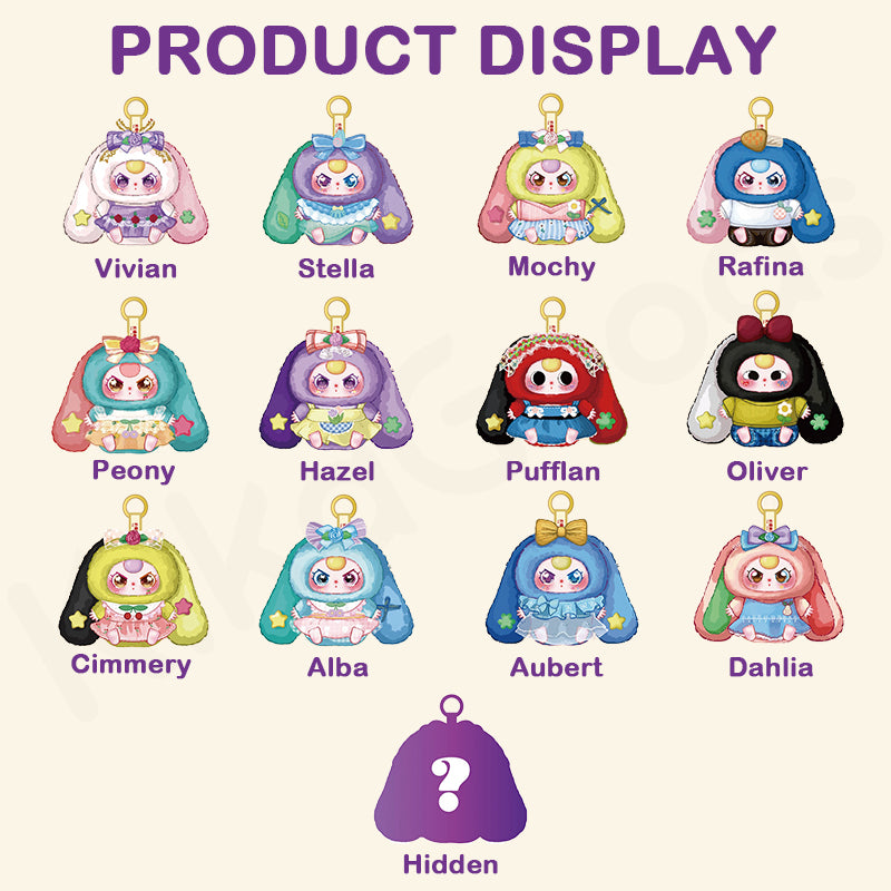 Baby Three Lily Rabbit Town V4 Series Plush Blind Box【Shipped in Aug./Sept. 2025】