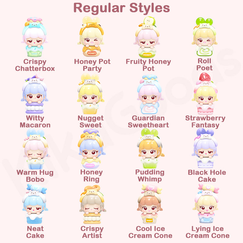 Naibao Meow Tea Party Mini Cute Beans Series Blind Box