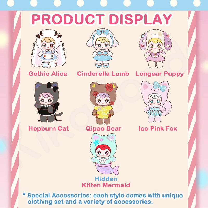 Sunnycoco Rebellious Sweetheart Series Plush Blind Box【Shipped in Aug./Sept. 2025】