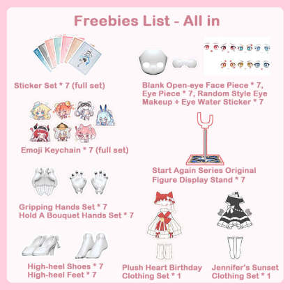 Start Again Series 1/12 Action Figure BJD Blind Box【Shipped in Nov./Dec. 2025】