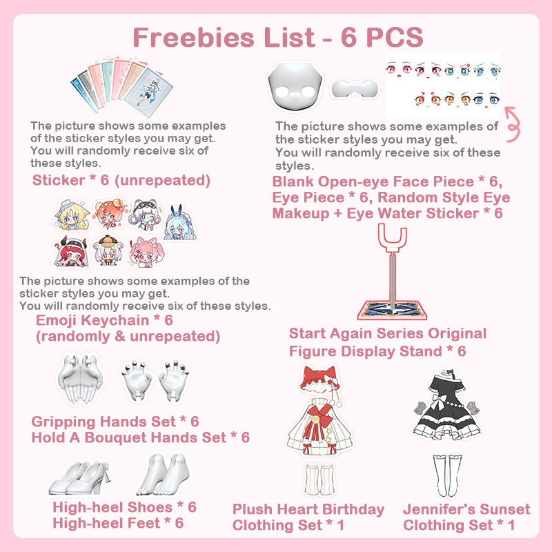 Start Again Series 1/12 Action Figure BJD Blind Box【Shipped in Nov./Dec. 2025】