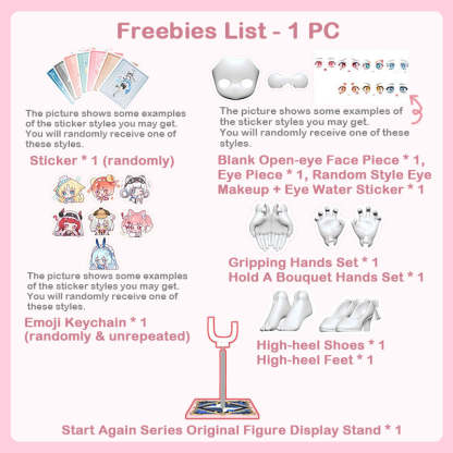 Start Again Series 1/12 Action Figure BJD Blind Box【Shipped in Nov./Dec. 2025】