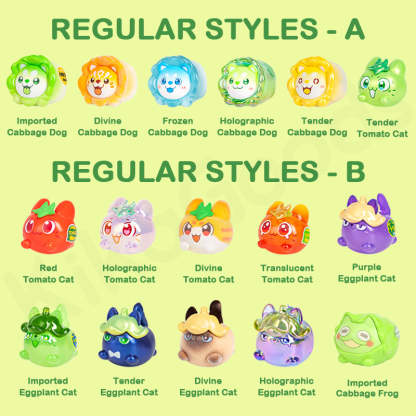 Vegetable Fairy Round And Cute Series Blind Bag【Shipped in Aug./Sept. 2025】