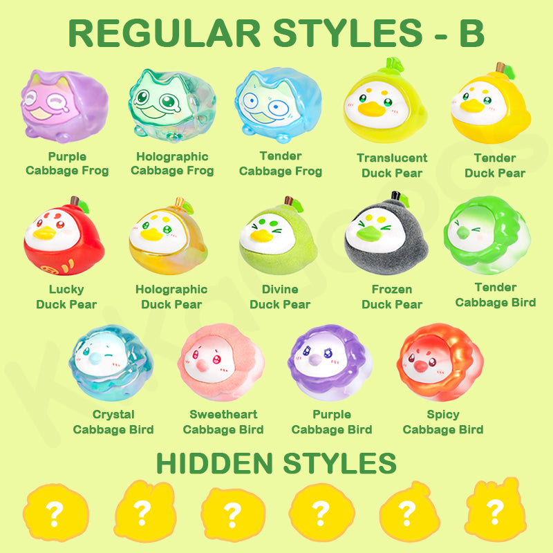 Vegetable Fairy Round And Cute Series Blind Bag【Shipped in Aug./Sept. 2025】