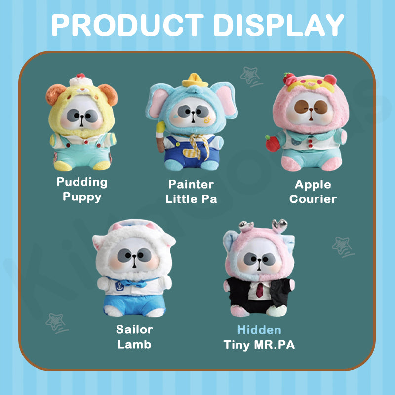 MR.PA Animal's After-school Diaries 400% Series Plush Blind Box