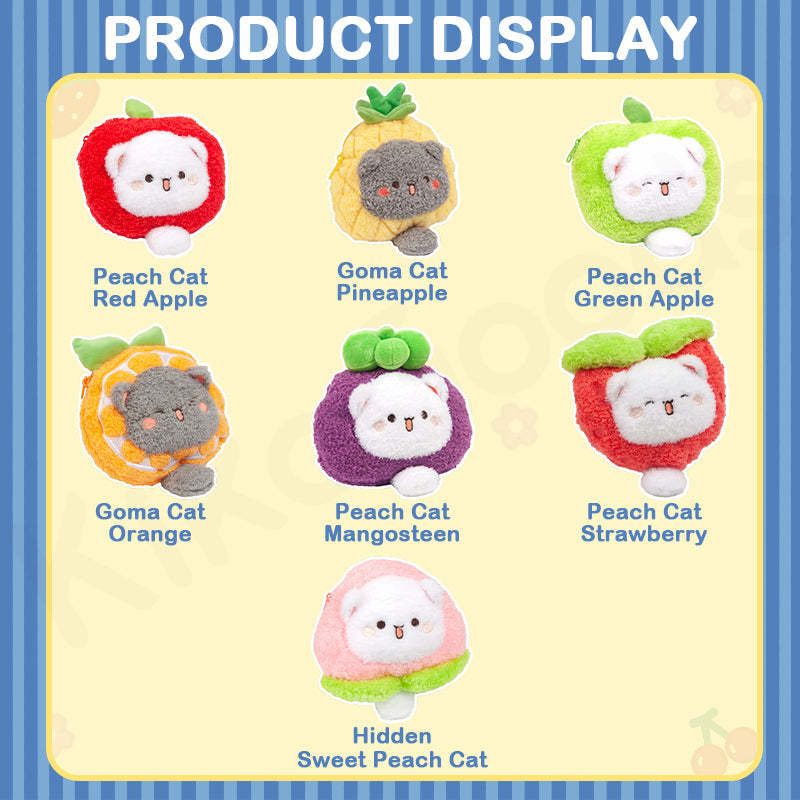 Mitao Cat Peachy Meow Fluffball Series Plush Blind Box