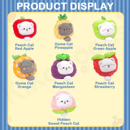 Mitao Cat Peachy Meow Fluffball Series Plush Blind Box