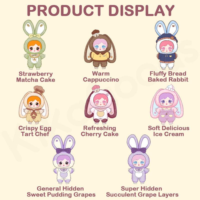 Amy Spring Sweet Chef Series Plush Pendant Blind Box