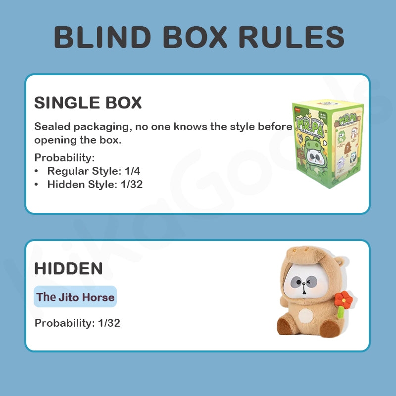 MR.PA Cute Beast Company 200% Series Plush Blind Box