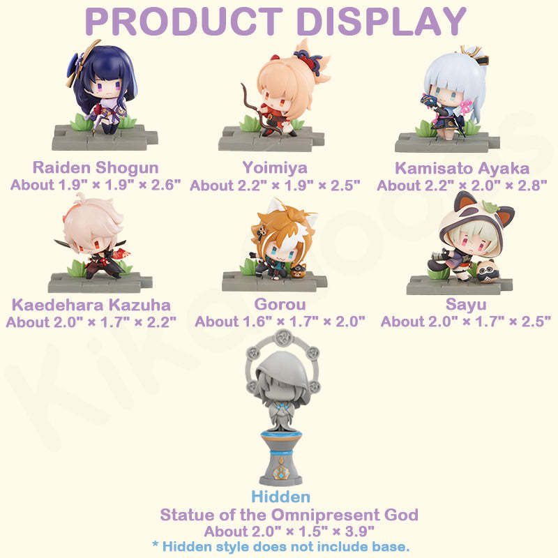 Genshin Impact Battlefield Valor Inazuma Character Blind Box