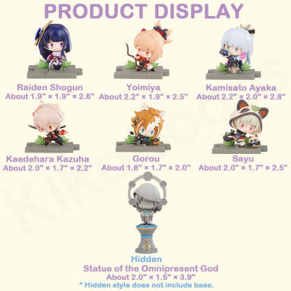 Genshin Impact Battlefield Valor Inazuma Character Blind Box