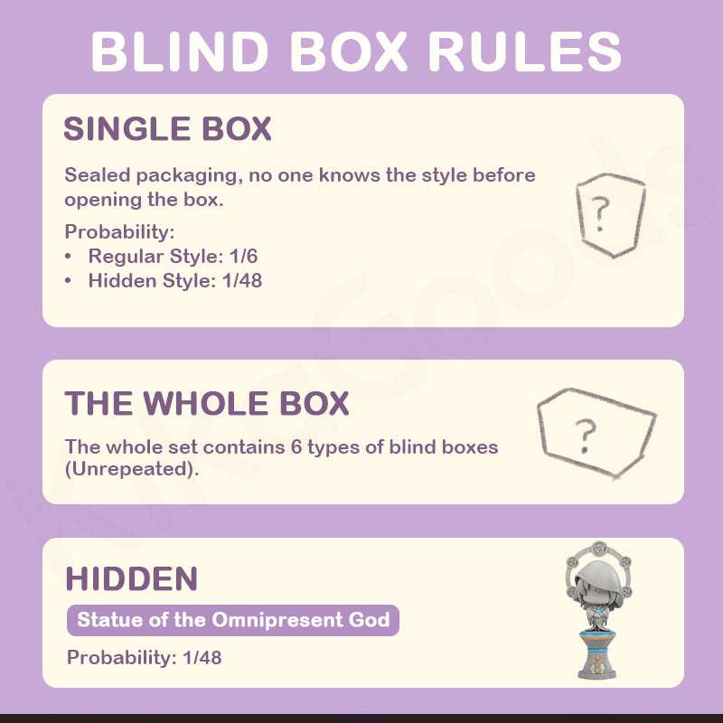 Genshin Impact Battlefield Valor Inazuma Character Blind Box