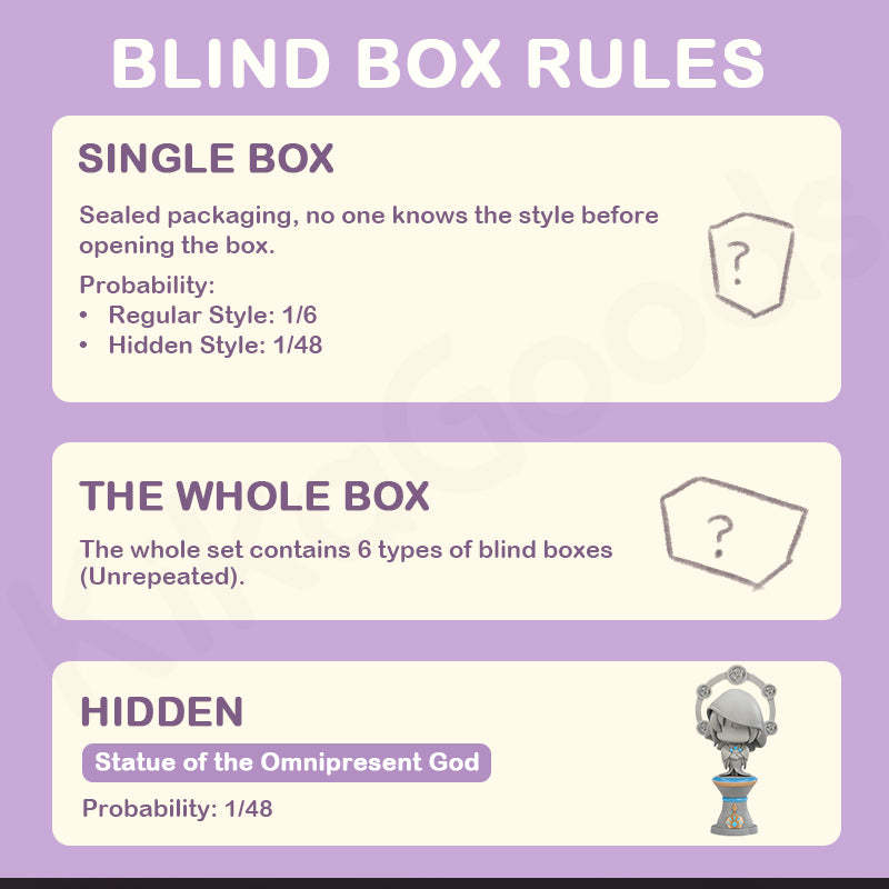 Genshin Impact Battlefield Valor Inazuma Character Blind Box