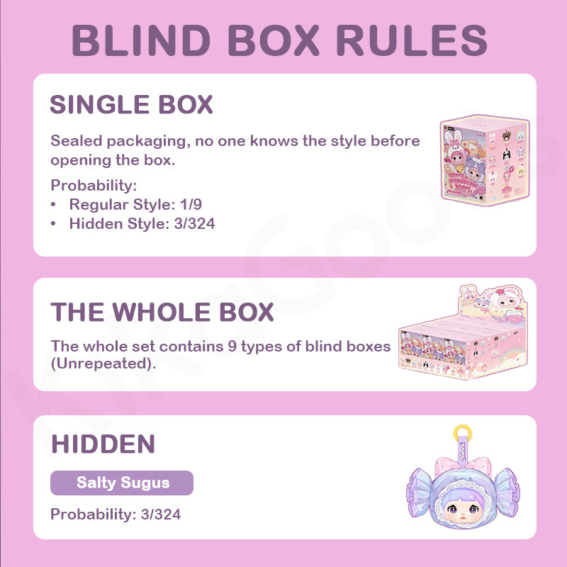 Nommi Glutinous Rice 100% Sweetness Series Plush Blind Box