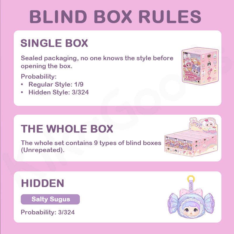 Nommi Glutinous Rice 100% Sweetness Series Plush Blind Box