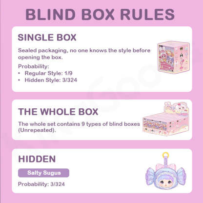 Nommi Glutinous Rice 100% Sweetness Series Plush Blind Box