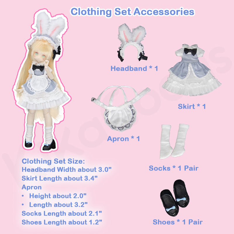 Momotale Fluffy Bunny Tea Party Series 1/8 MJD Action Figure