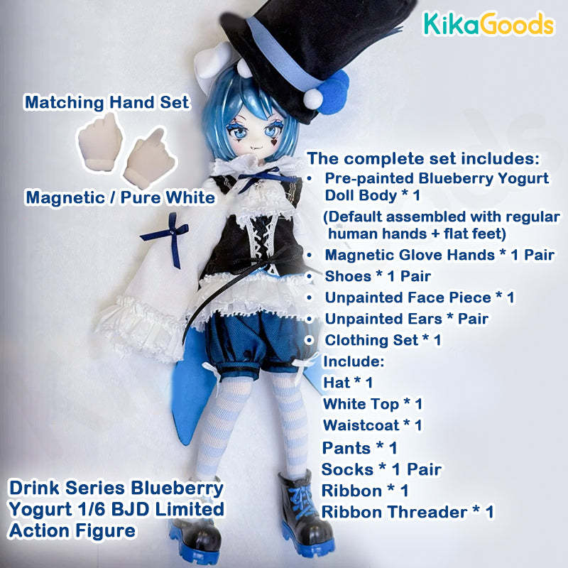 UF Doll Drink Series Blueberry Yogurt 1/6 BJD Limited Action Figure
