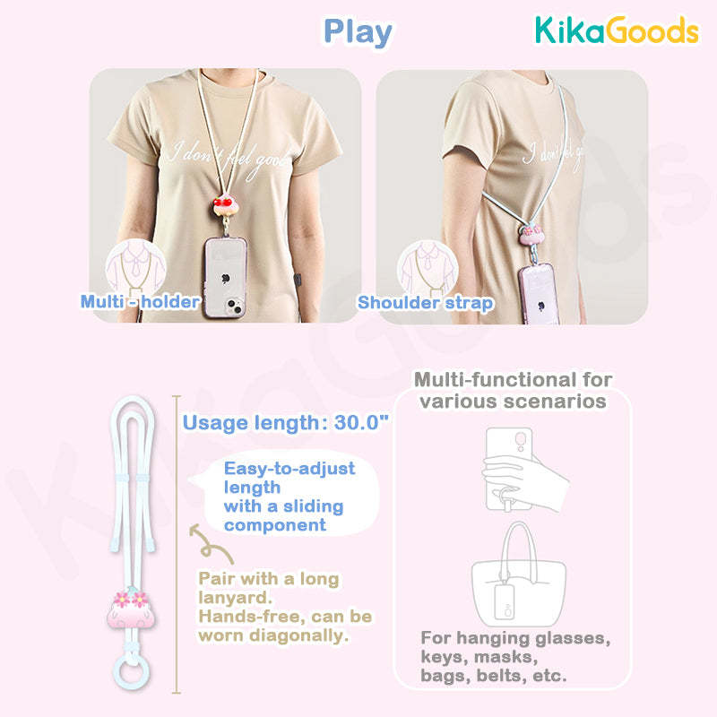 EmmmKun Flower Holiday Series Phone Lanyard Blind Box