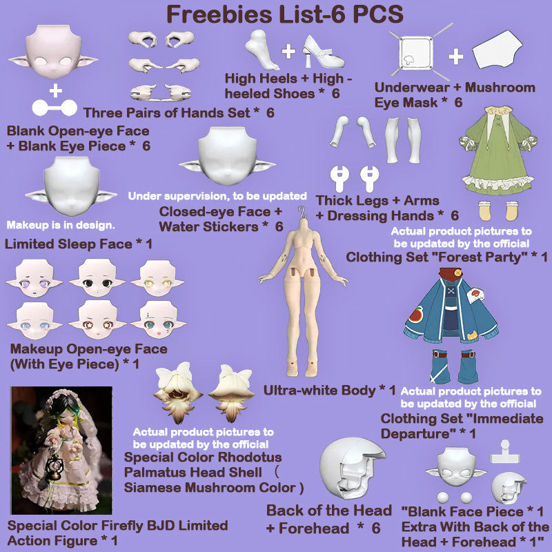 Mogo Bloom Series 1/12 Action Figure BJD Blind Box【Shipped in Jan./Feb. 2026】