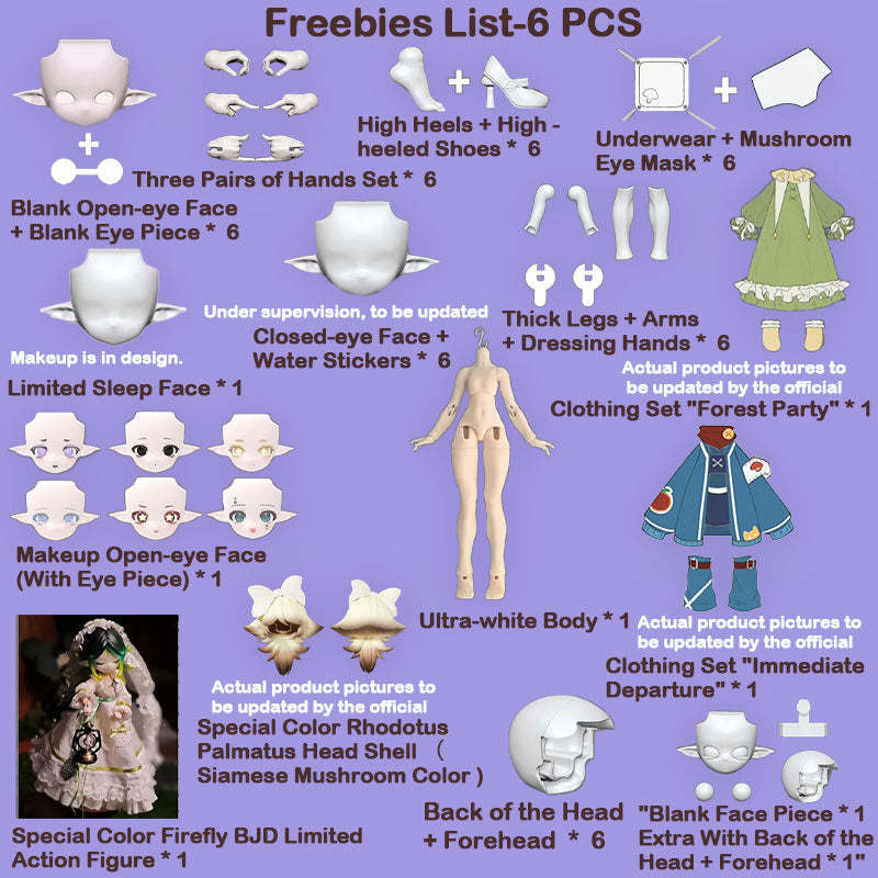 Mogo Bloom Series 1/12 Action Figure BJD Blind Box