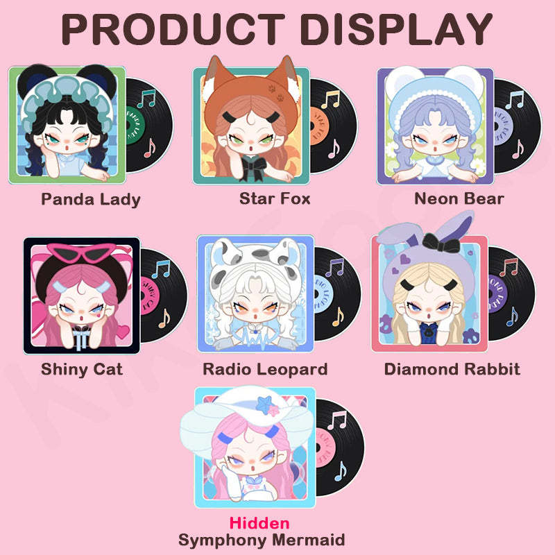 DODO NAMI Midnight Disco Series Refrigerator Magnet Blind Box